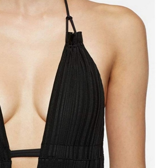 NWOT Tavik Emme Halter Ribbed One-Piece Swimsuit - Picture 8 of 9